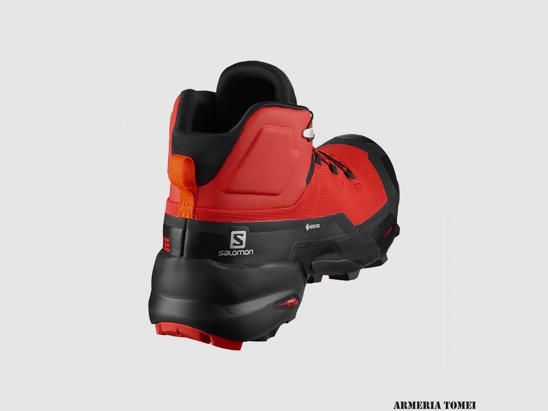 SALOMON – HOMME – CROSS HIKE MID GTX Goji Berry / Black / Red Orange, image 2 sur 4