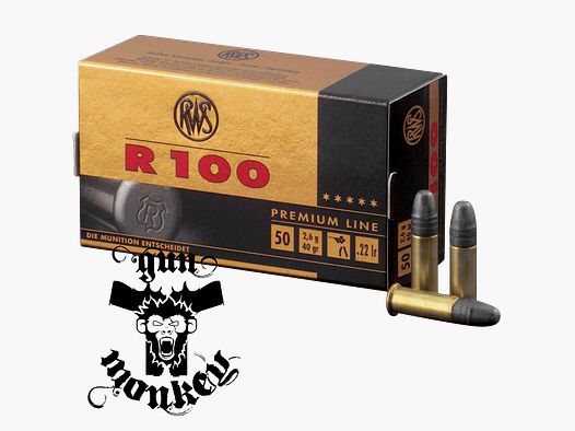 Amunicja sport. boczny zapłon RWS R 100 kal. .22LR (1op=50szt)