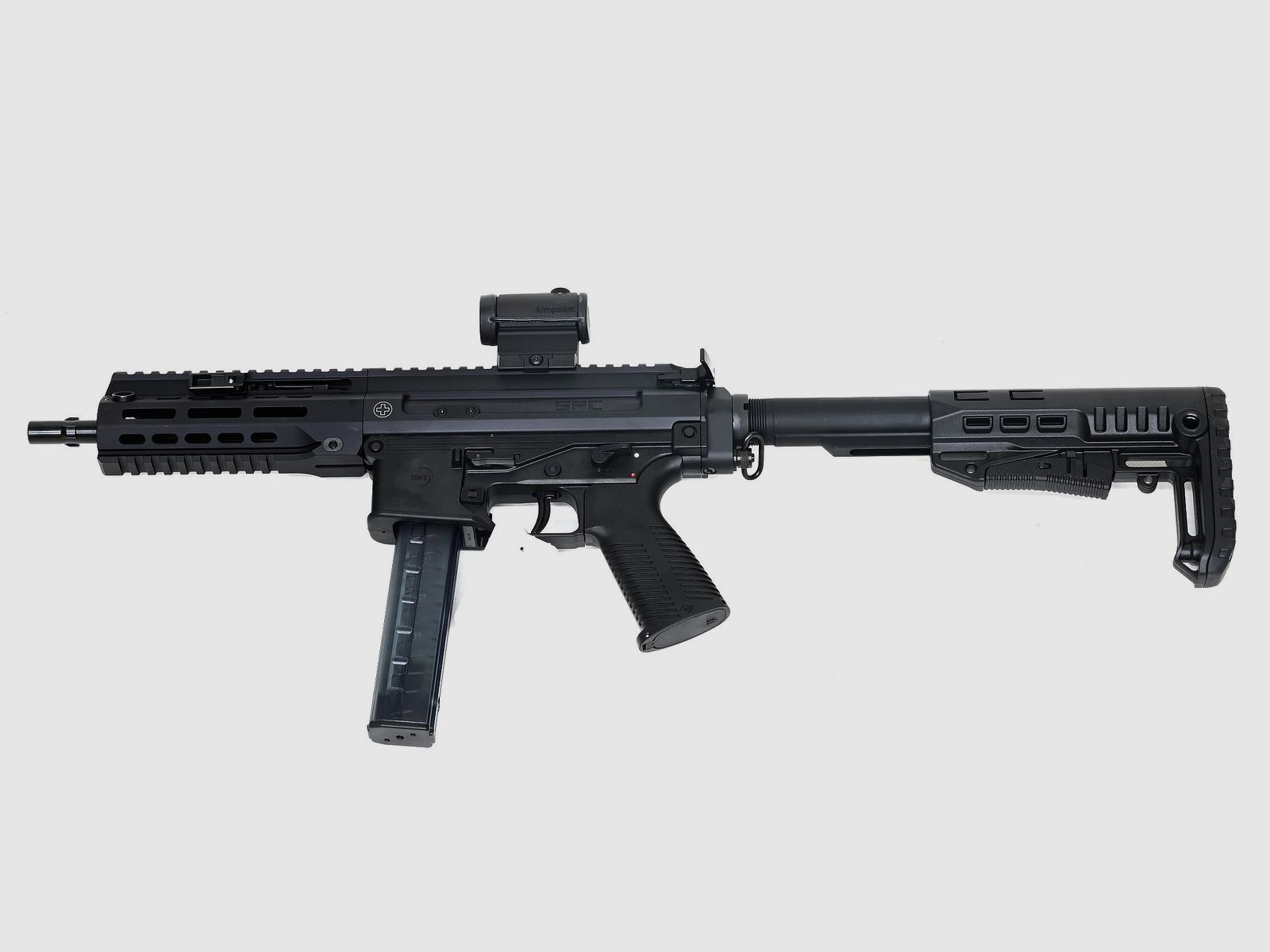 SL Gewehr B&T SPC9, Schwarz, 9×19, für B&T 9mm Magazine, Aimpoint Acro P-2, Bild 2 von 2