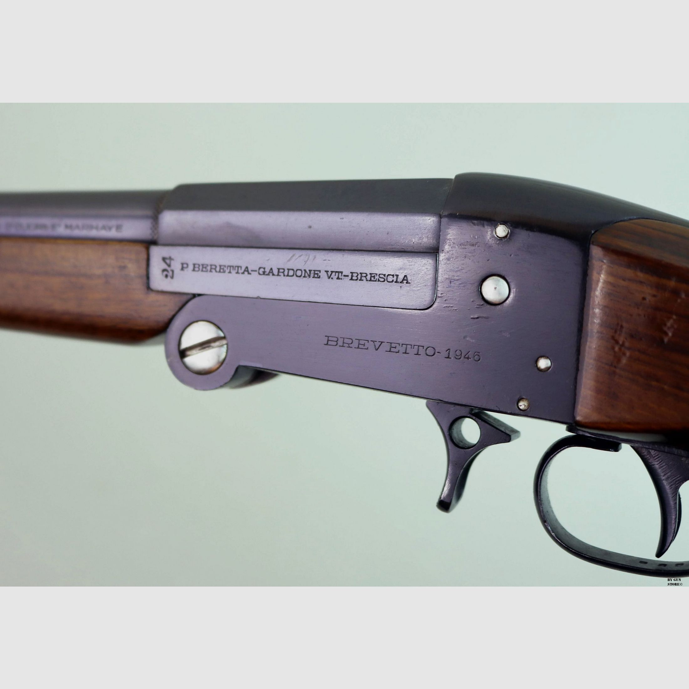 Fucile monocolpo Beretta mod. Victoria Brevetto 1946 cal. 24 matr. 82981, immagine 5 di 10