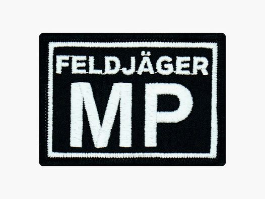 Café Viereck Café Viereck Patch Feldjäger MP schwarz weiß