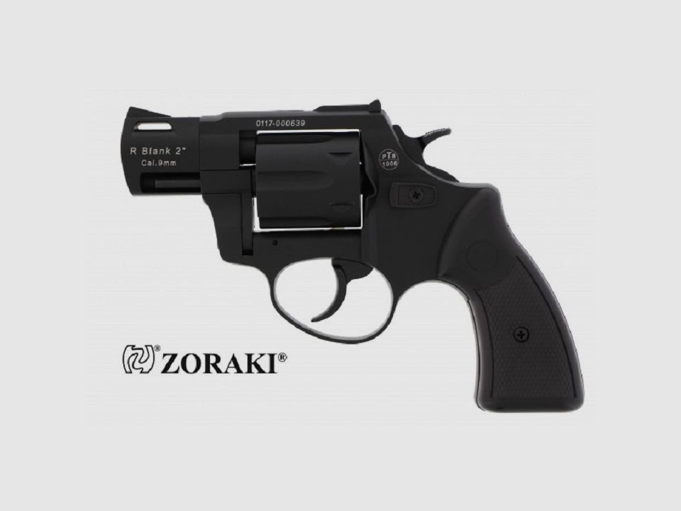 ESC Zoraki R2 2'' black 9mm R.K. (Premium) gas & signal weapons