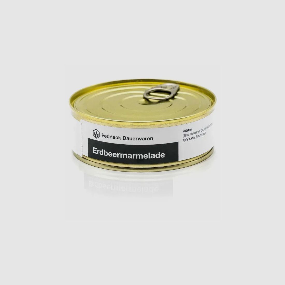 Feddeck Dauerwaren Dosenmarmelade Erdbeere 200 g