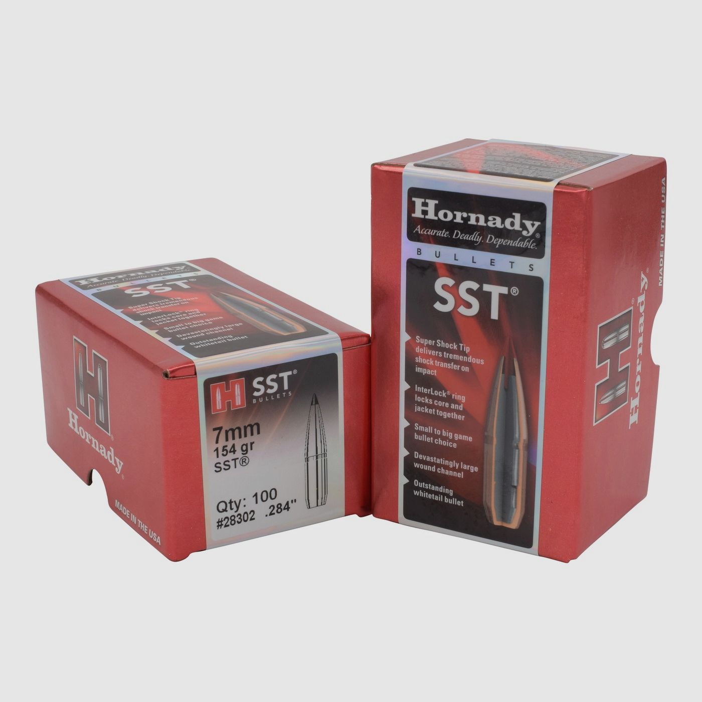 Hornady BULLETS .7MM/ .284 154GR SST – 100 pcs.