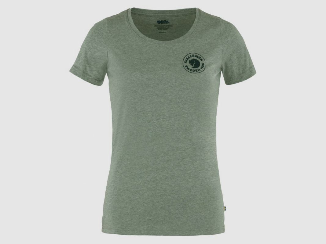 Fjällräven D-T-Shirt 1960 Logo W | patina green mel., Bild 2 von 4