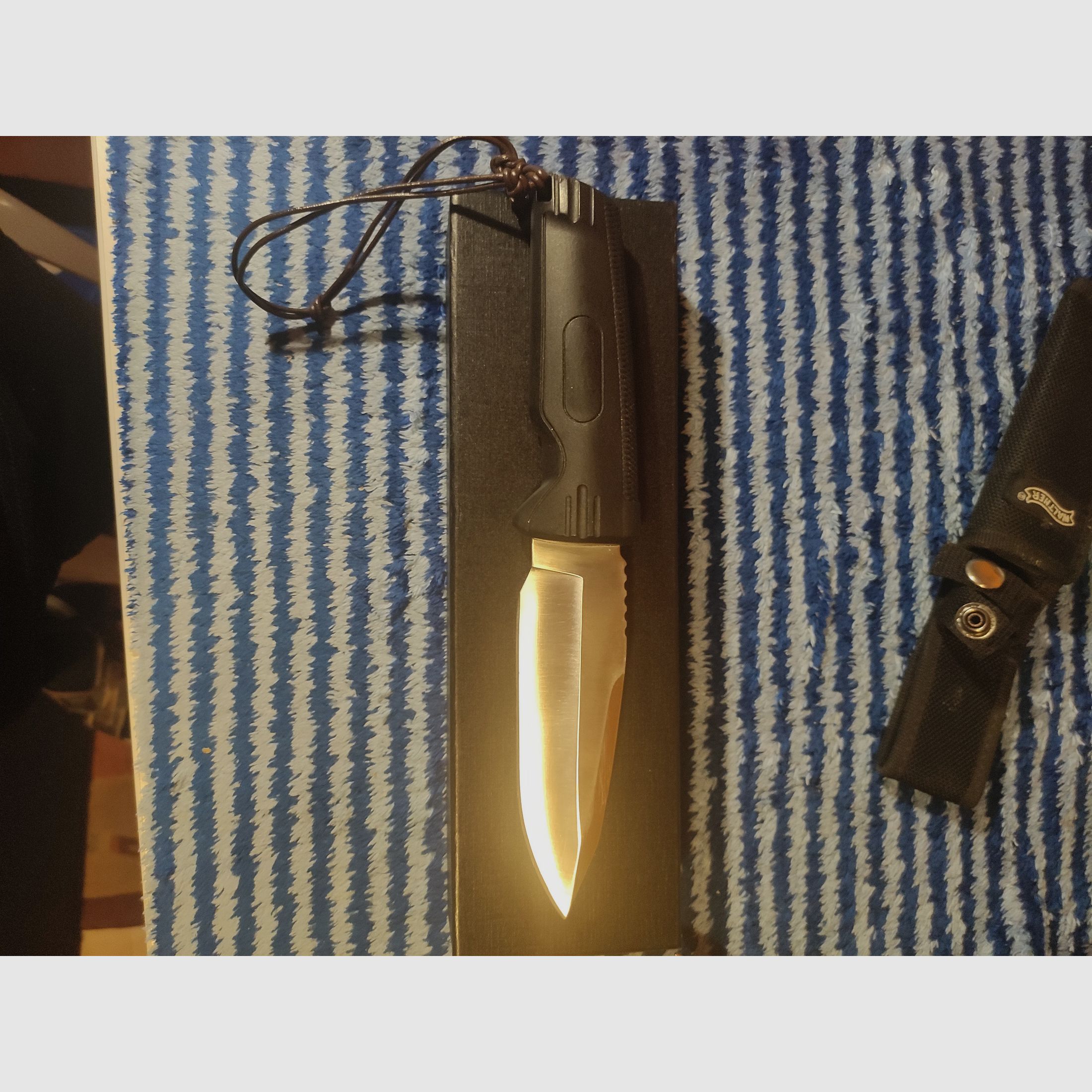 Walther tactical knife made of stainless steel about 20 years old, image 1 of 4