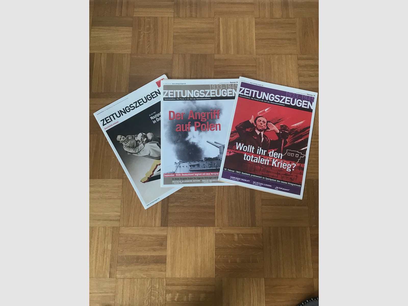 Sammeledition Zeitungszeugen 102 Stück 