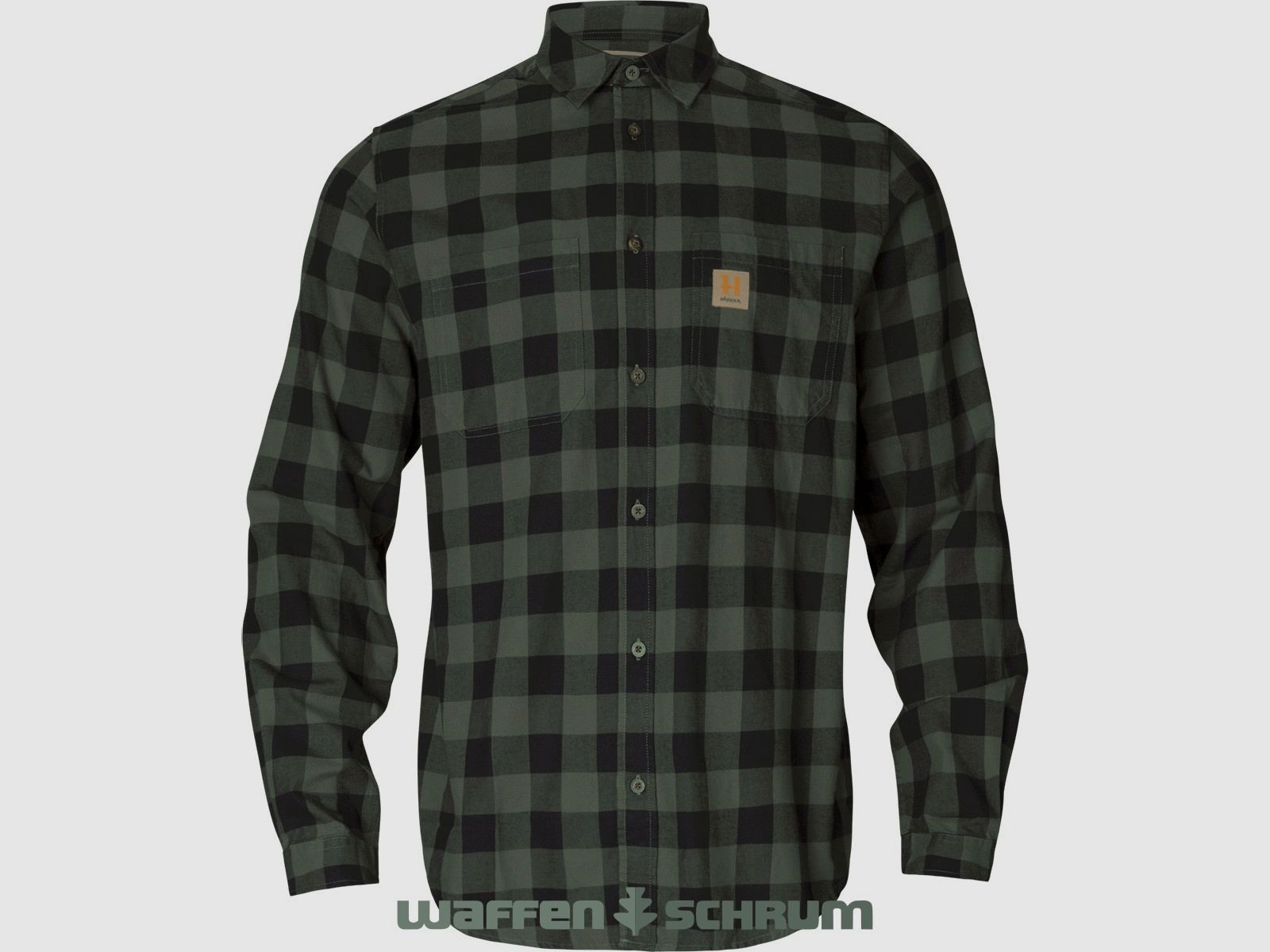 Härkila Hemd Scandinavian L/S  Green check