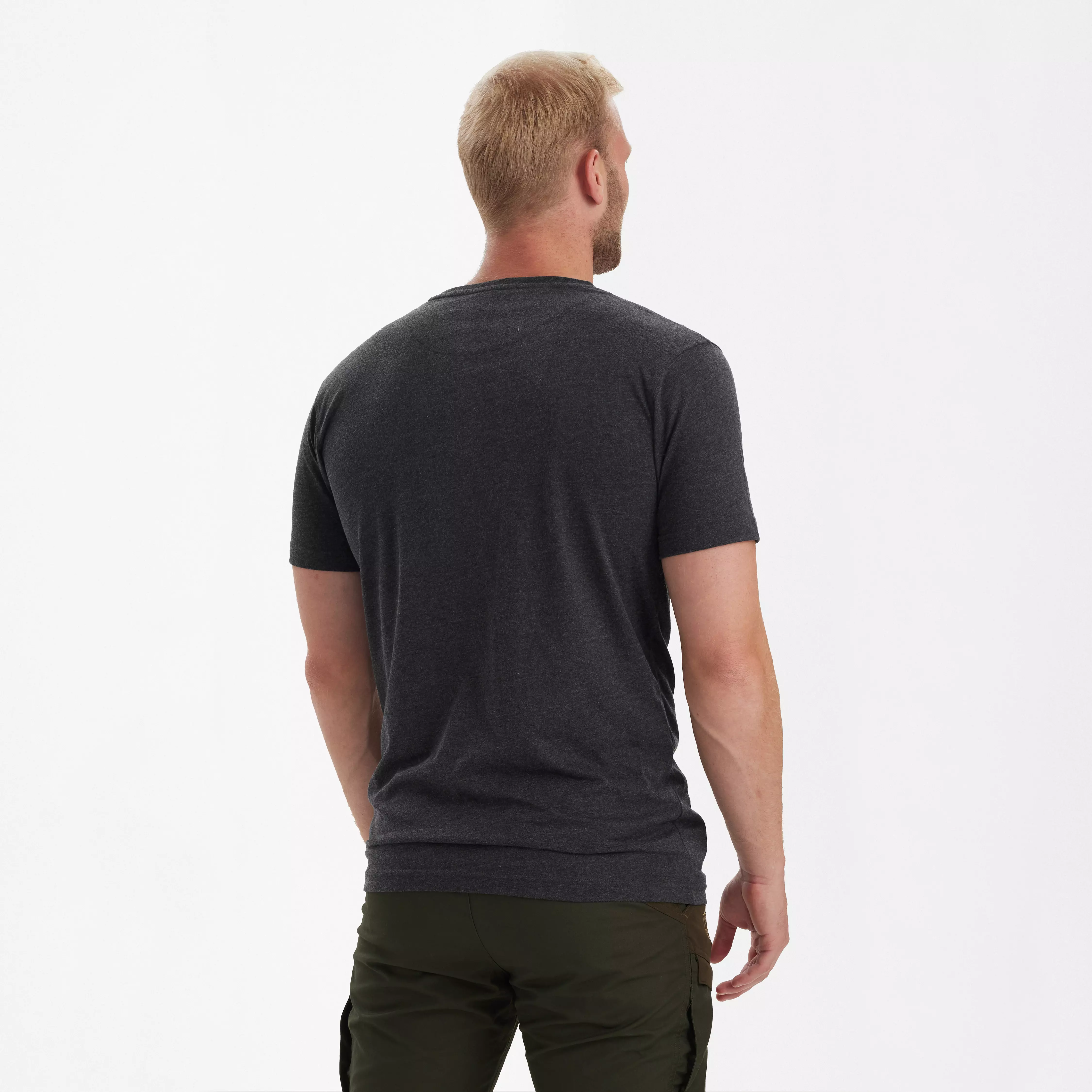 Basic T-shirt 2-pack - Adventure Green Melange, afbeelding 5 van 7