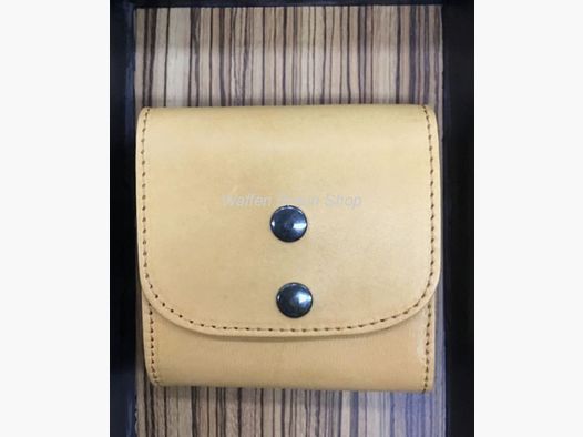 Étui à cartouches Fritzmann en cuir pleine fleur pour 10 cartouches à balle