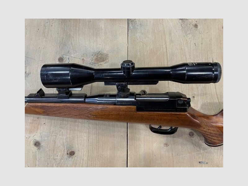 Mauser 66 fucile a otturatore tipo Stutzen calibro .270 WIN. ZF ZEISS 6X42 set usato, immagine 3 di 4