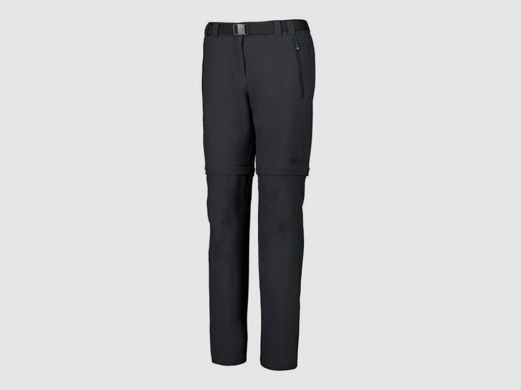 CMP Damen-Zip-Off-Trekkinghose Anthrazit