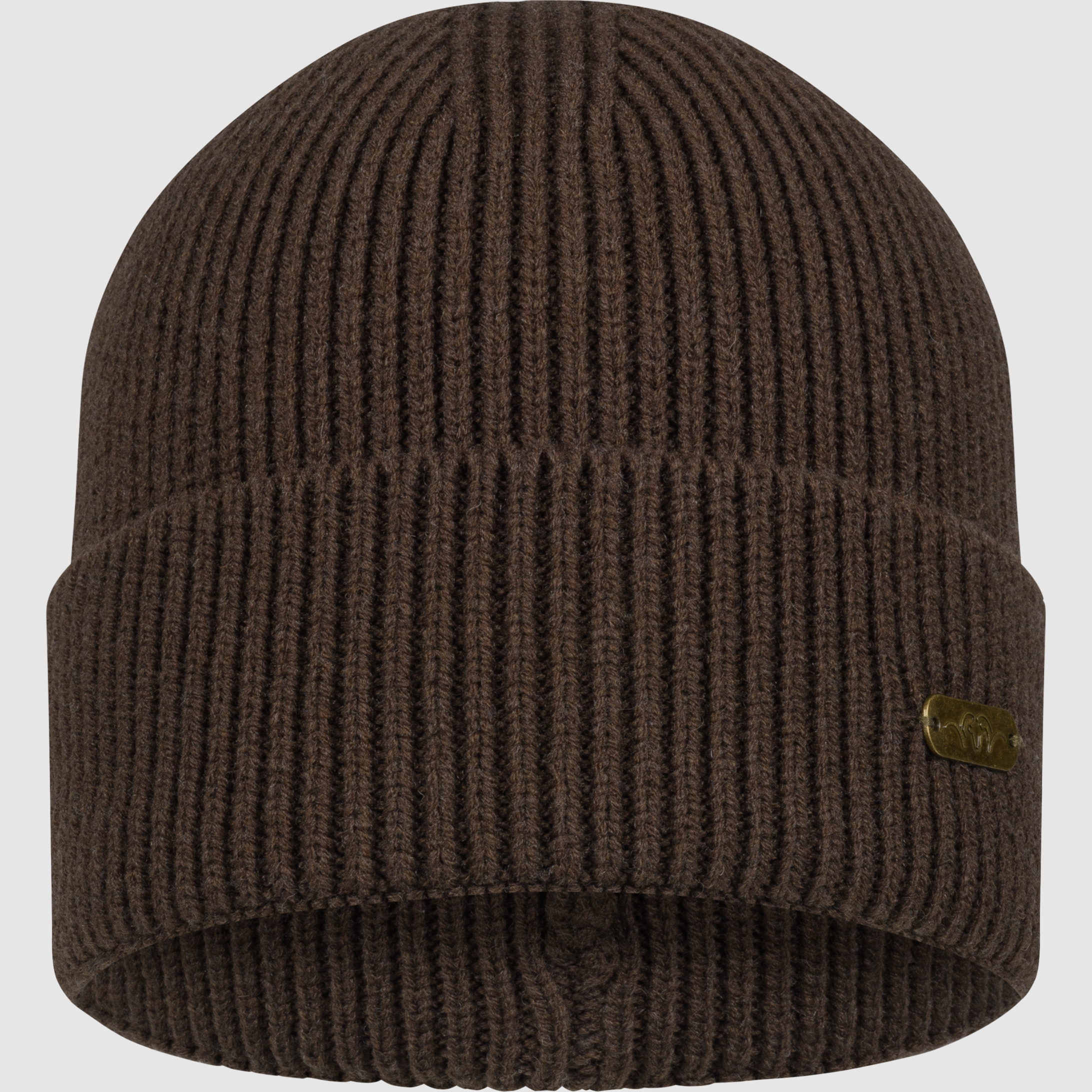 Tommy Rib Beanie Dark Brown ONE_SIZE