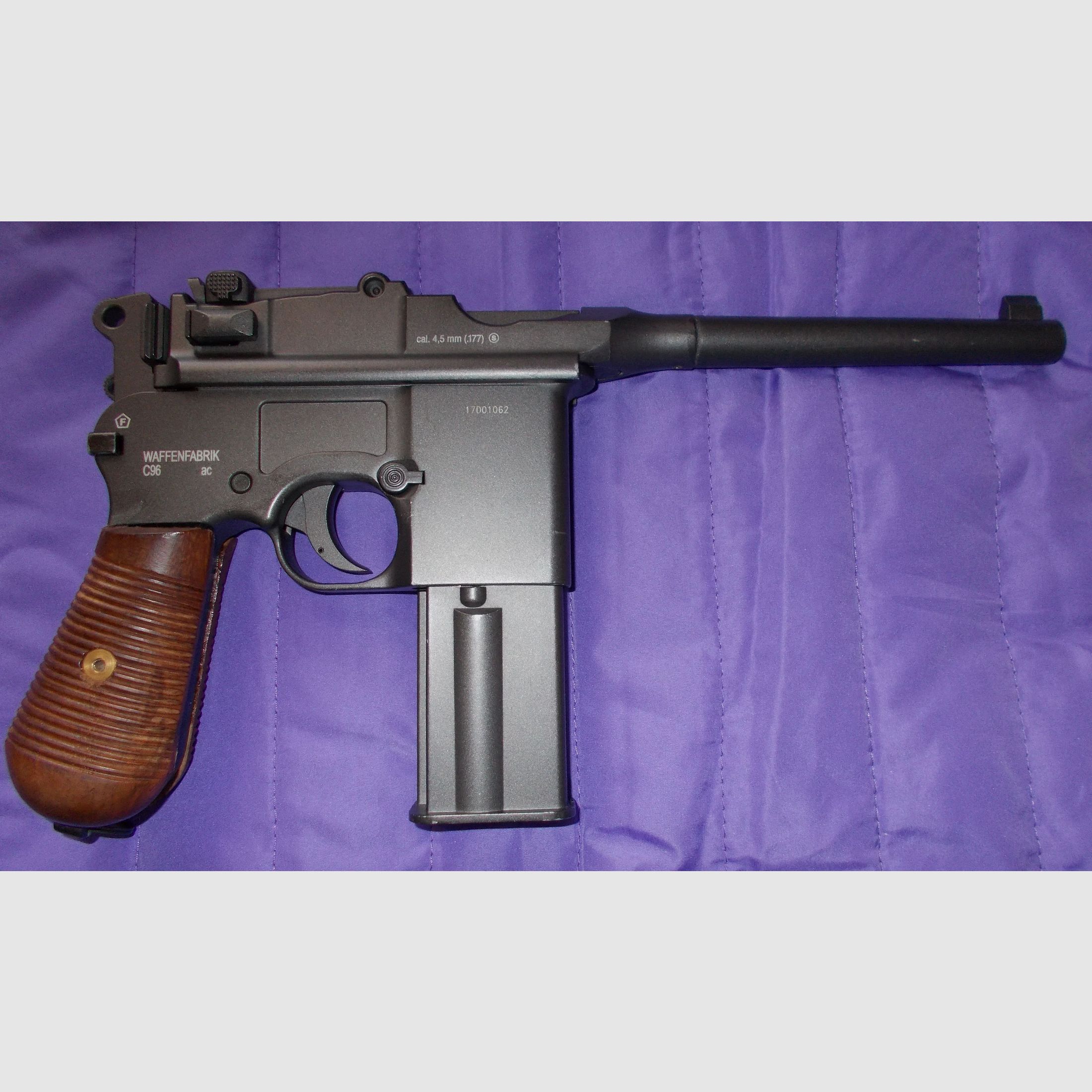 2x UmarexLegends C96 4.5mm BB CO2 Blowback with WOOD GRIPS