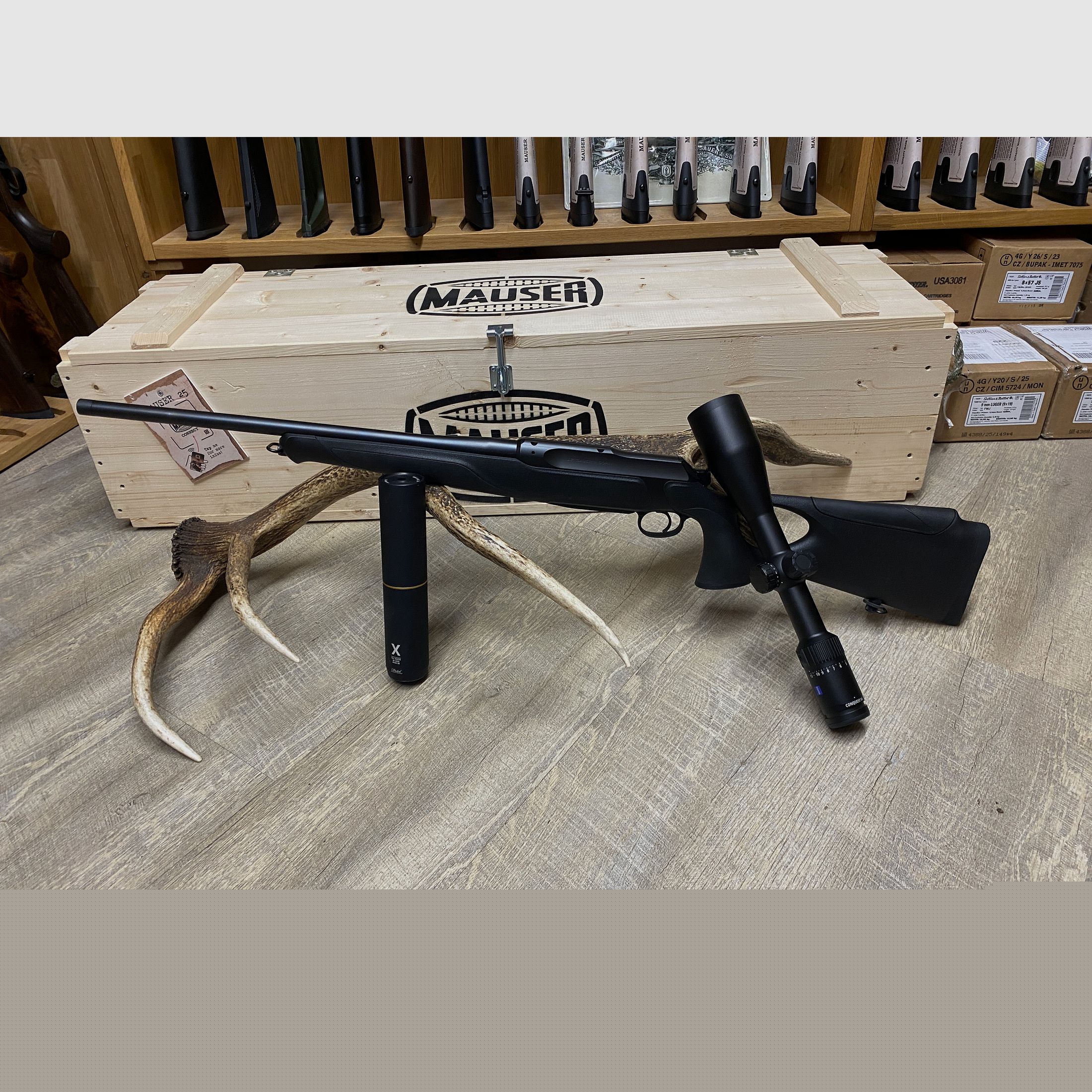 Sauer 505 Synchro XT, con Zeiss Conquest V4 3-12x56