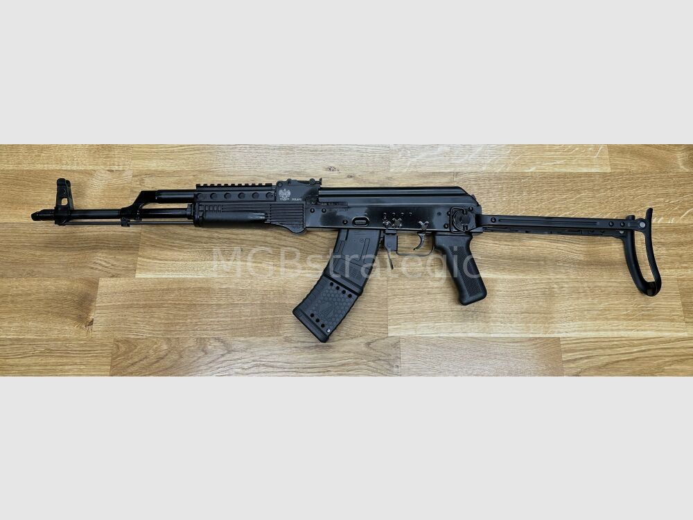WBP Jack - półautomatyczna karabina 7,62x39 - system AKM AKMS AK47 AK74 z składanym kolbą - można zamontować bagnet - wyprodukowano w Polsce - cywilna lufa Radom, zimno kuta, kuta i twardo chromowana