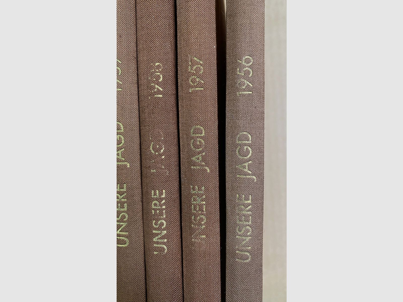 Nuestra revista de caza de 1956 a 2020, colección única para amantes, 65 ediciones anuales, ediciones encuadernadas de 1956 a 2015, sala de caza, libros de caza