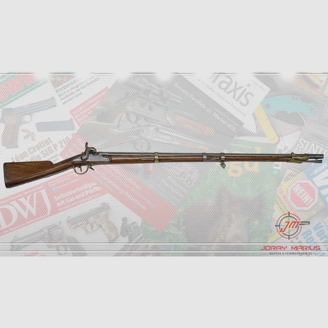 Perkussionsgewehr Ordonnanz 1817/40 Bern Antik