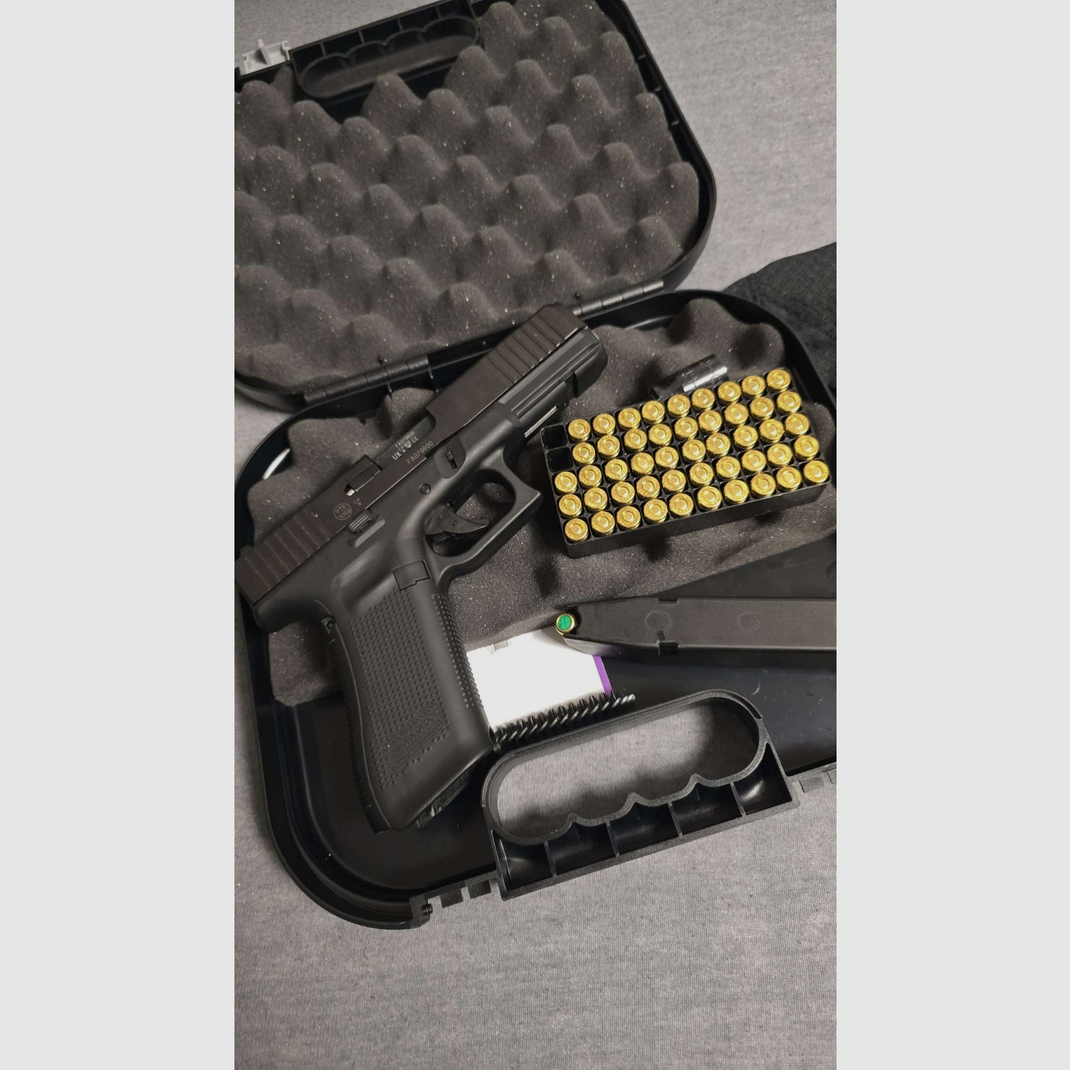 Glock 17 gen 5 9mm P.A.K reinforced steel