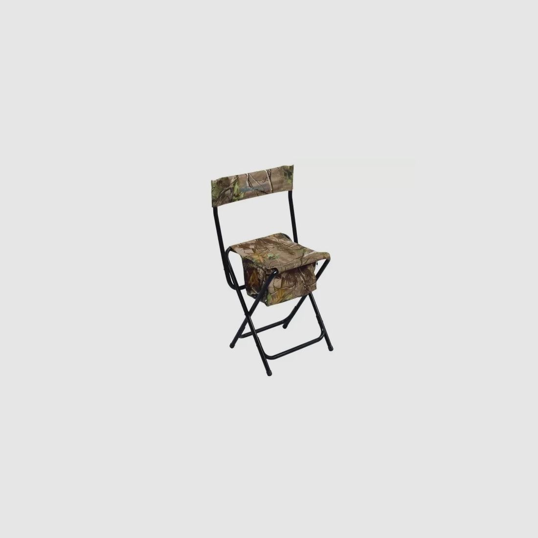 Hunting Ameristep folding chair with storage compartment
