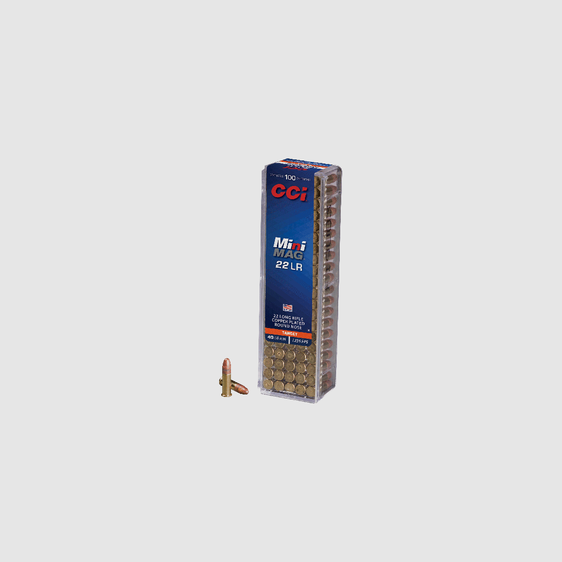 CCI Minimag Segmented HP Patronen - Kal. 22 LR - Box mit 100