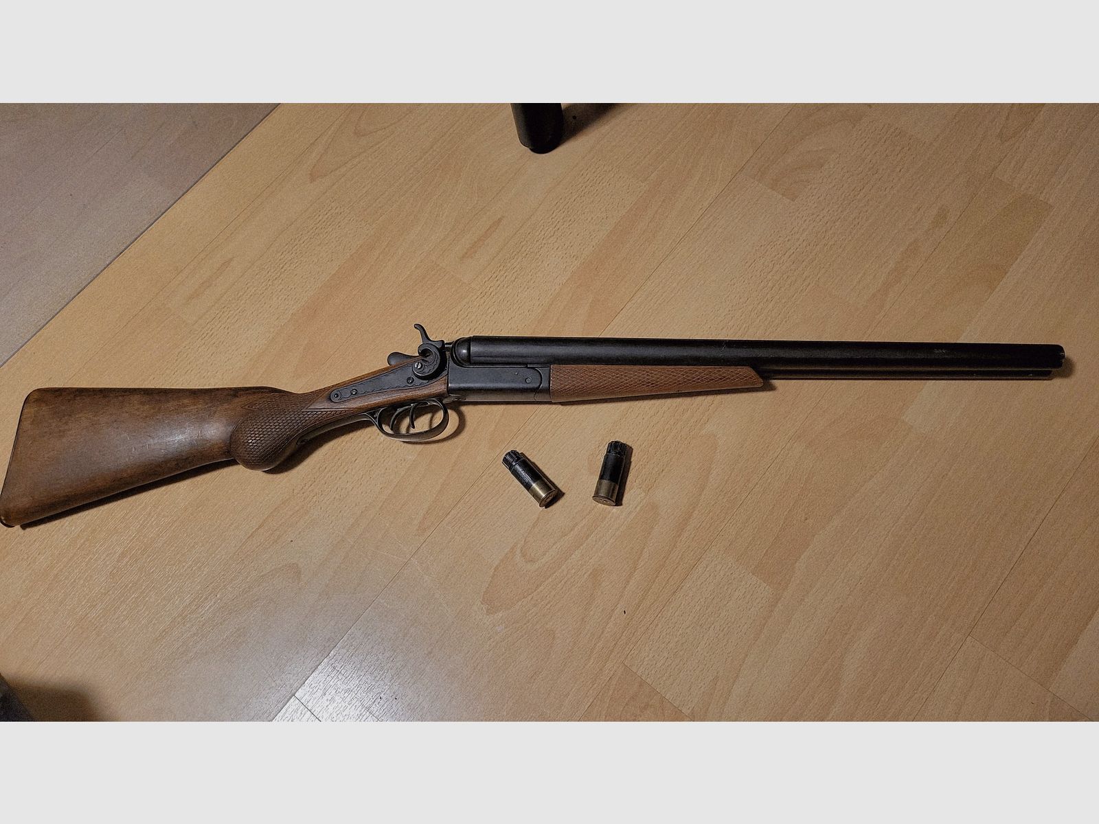 Schrotflinte Wyatt Earp USA 1881 - Deko Waffe mit Doppellauf / Querflinte