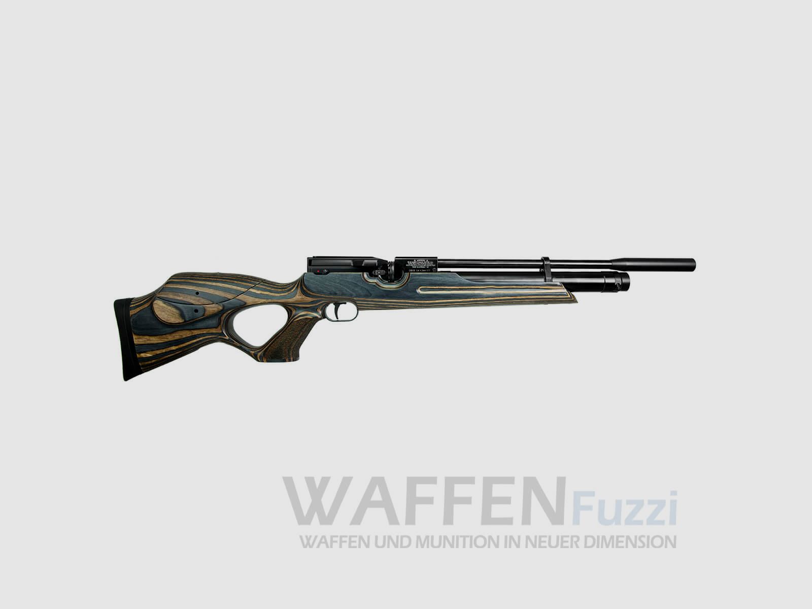 Weihrauch HW 100 T kaliber 5,5 mm persluchtgeweer met houten duimgatkolf, afbeelding 2 van 6