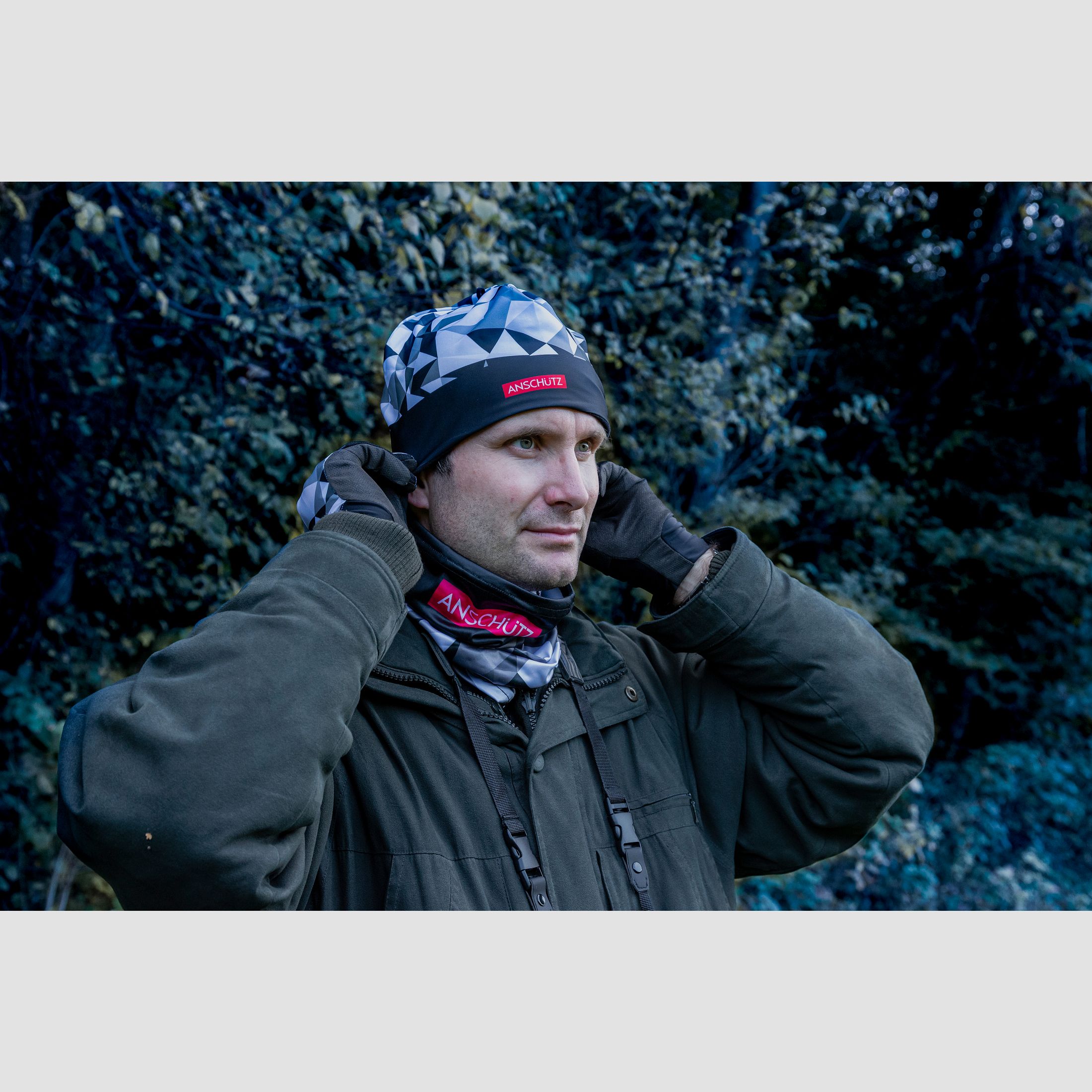 Multifunctional neck scarf "Camo