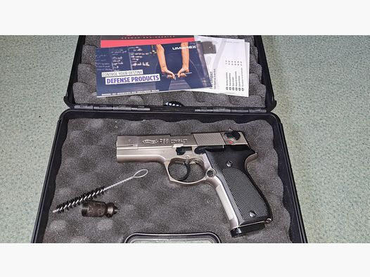 Walther P88 Schreckschuss Pistool 9mm P.A.K. bicolor/verchroomd