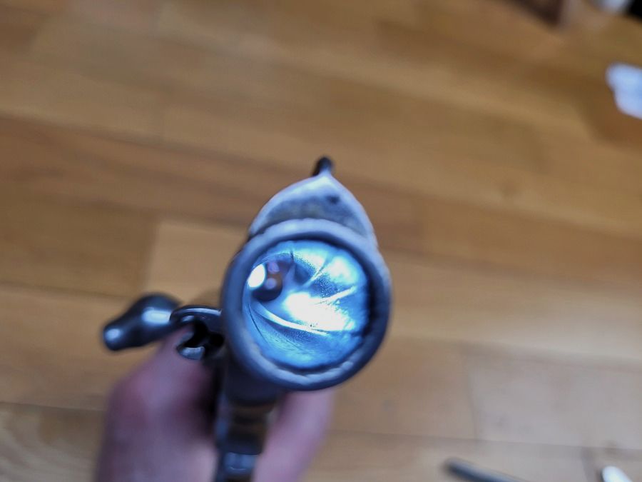 Schöner Dienstrevolver Modell 1873 – Kaliber 11mm73 – vollständig einheitliche Seriennummer – noch im Original-Strohgelb! – MAS 1882 – Gute Mechanik und sehr schöner Lauf – Sehr guter Zustand, Bild 31 von 31