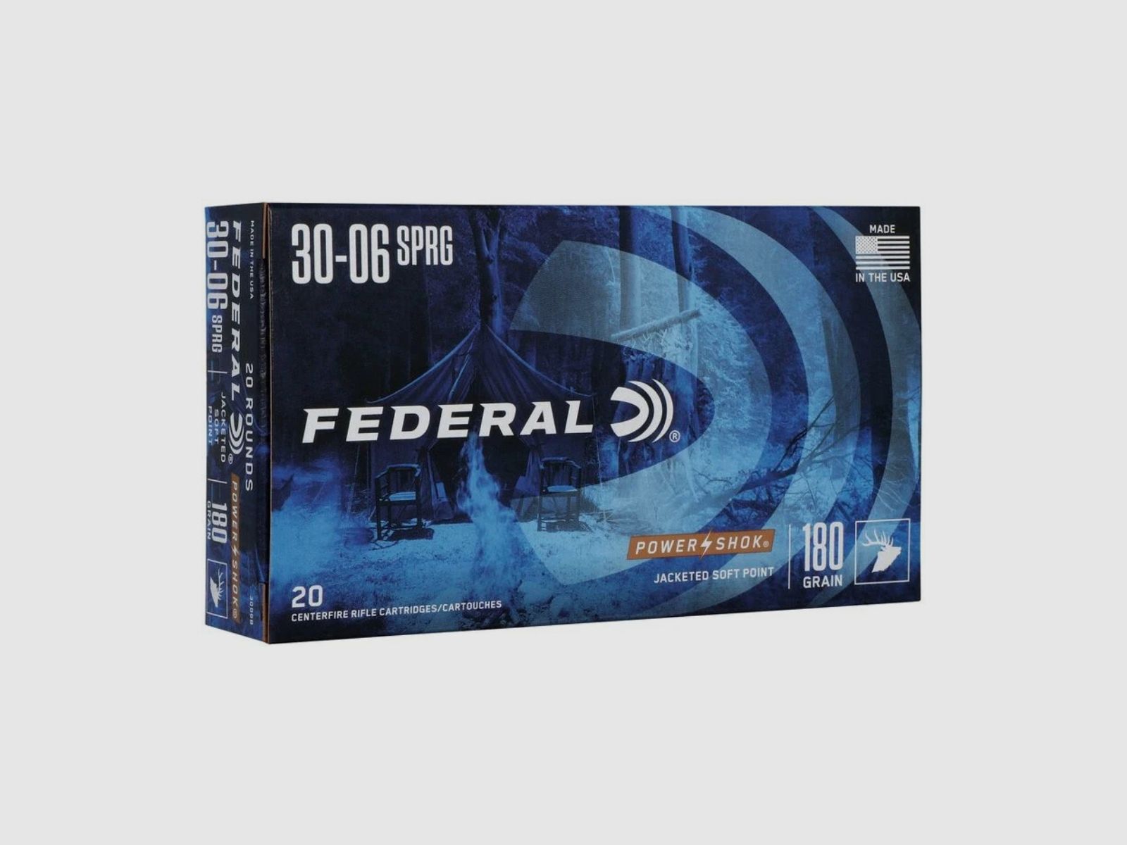 Amunicja 30-06 SPRINGFIELD FEDERAL Power-Shok JSP 180GR opakowanie 20szt.