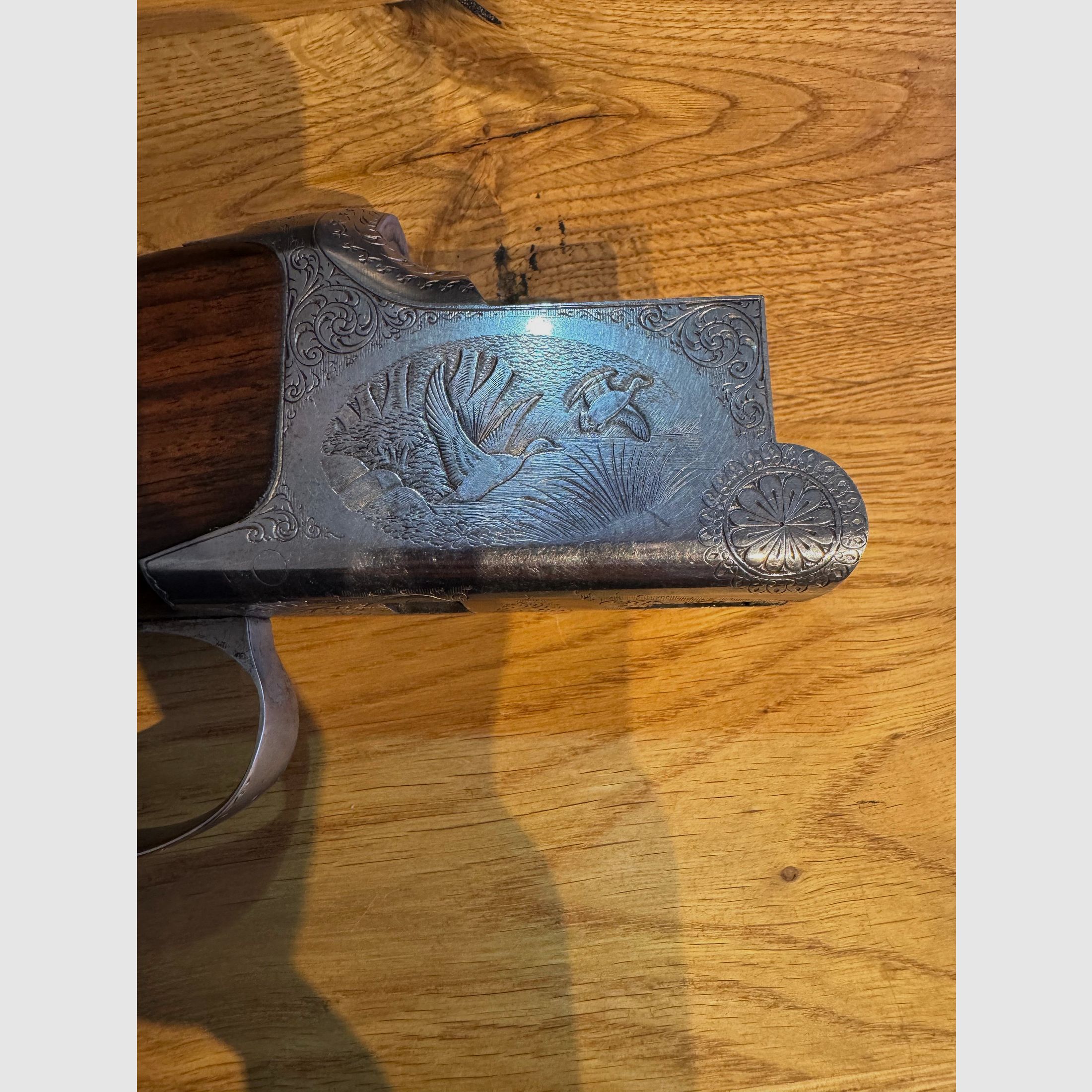 FN Browning B25 "Game Gun" B2G – Handgravur, Kal. 12/70 Bockdoppelflinte