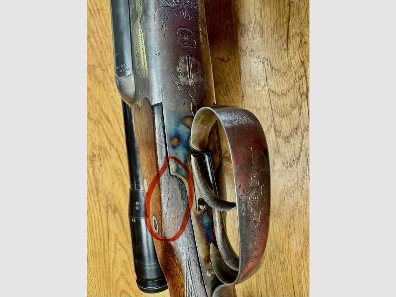 Sauer & Sohn Suhl Drilling mit Zeiss Zielfernrohr 1942