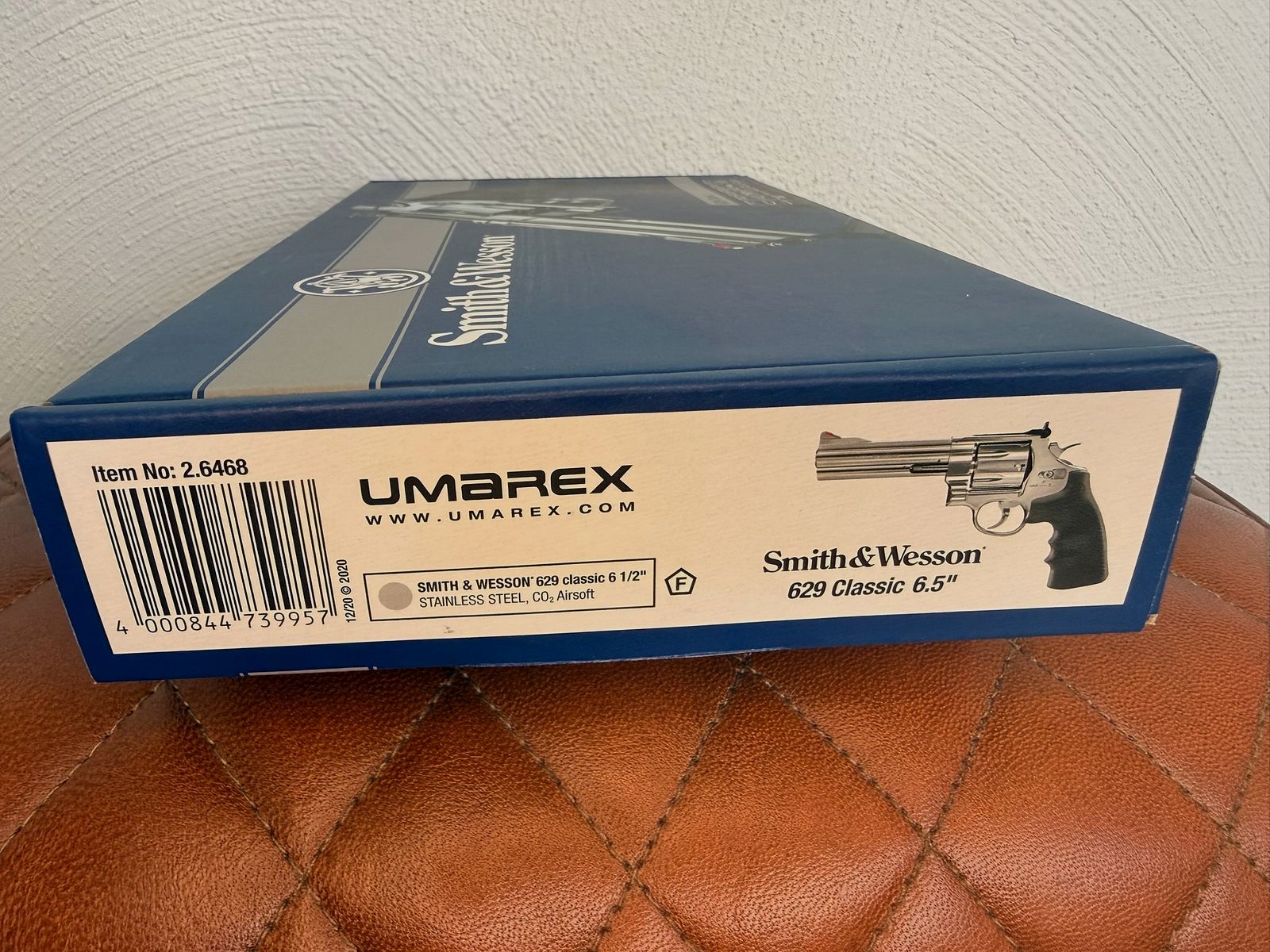 Umarex Smith & Wesson 629 Classic 6.5 inch Co2 revolver .177 caliber steel BB