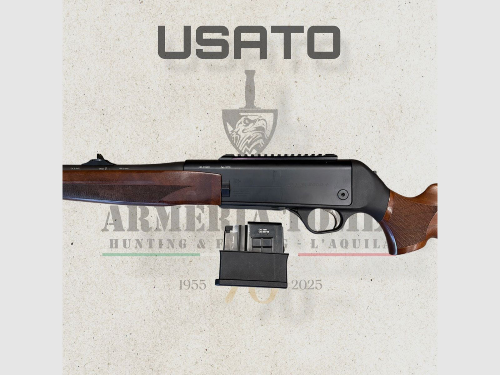 USATO – CARABINA – HECKLER & KOCH MOD. SLB 2000 + cal. 9,3×62, immagine 5 di 5