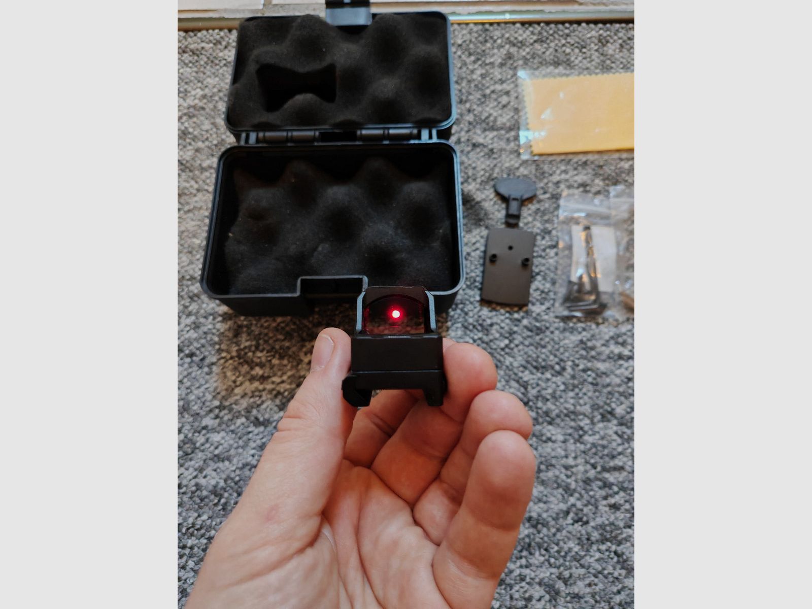 Ritter Optik Reflexvisier V-VISION III RMR Mikro Red Dot  Leuchtpunkt Visier 2 MOA | Picatinny Montage | für IPSC Schießen geeignet