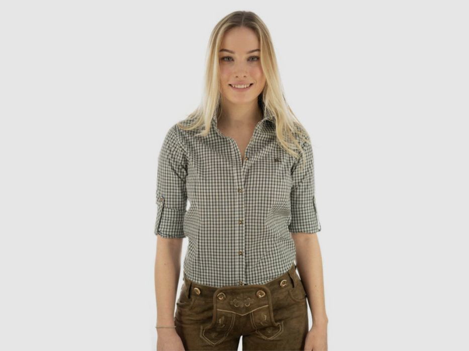 Orbis D-Blouse with Embroidery and Lay Collar Long Sleeve, image 7 of 12