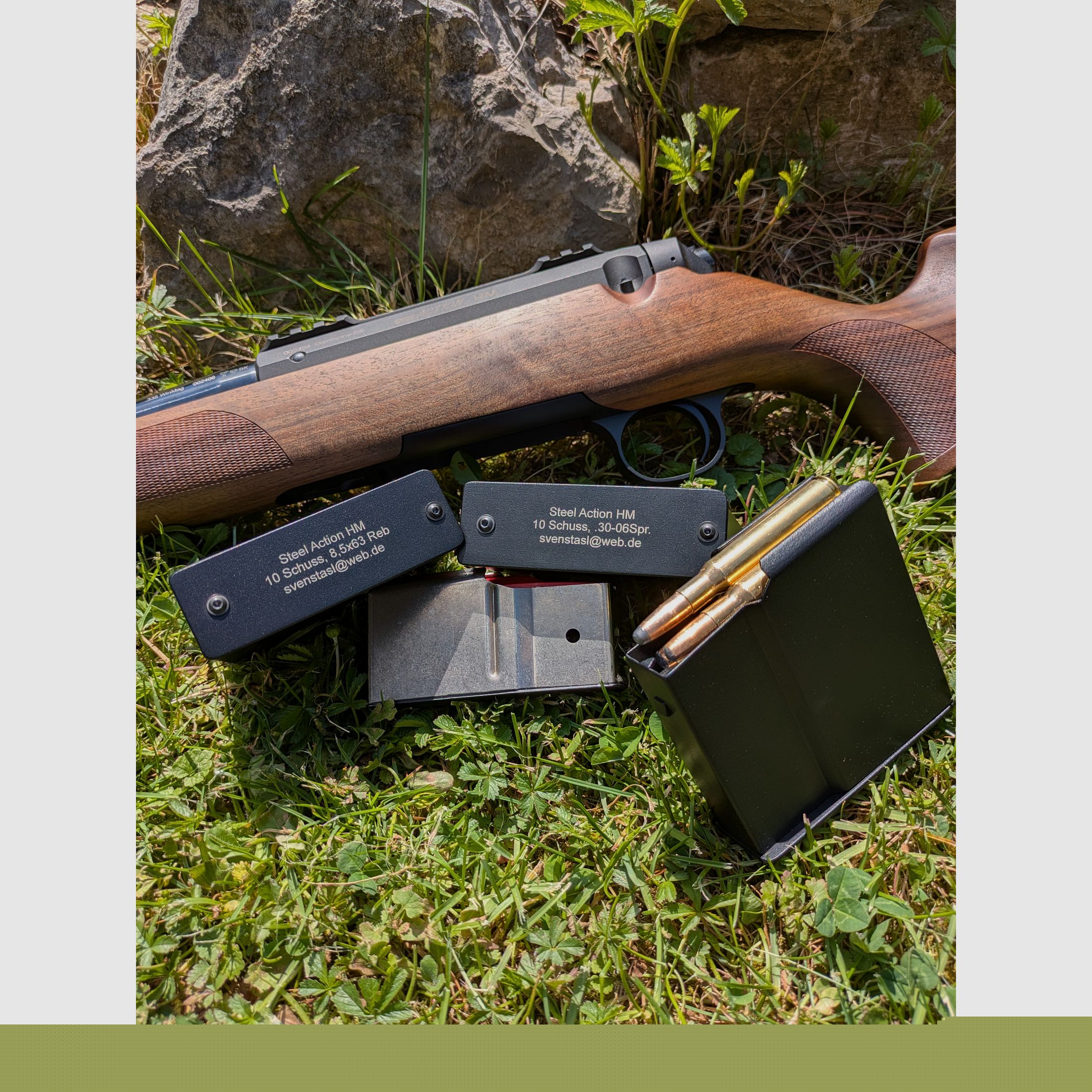 10 shots magazines Steel Action HM/10 round magazines Steel Action HM