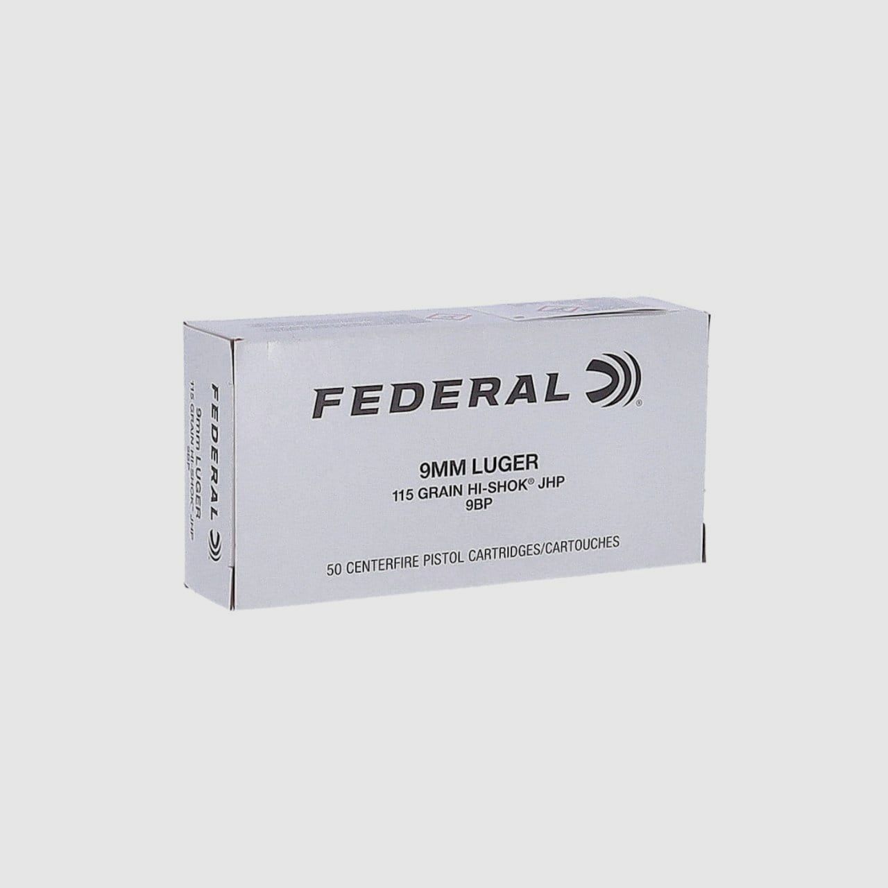 Federal 9 mm Luger HI-Shok JPH 115 gr - 50 uds.