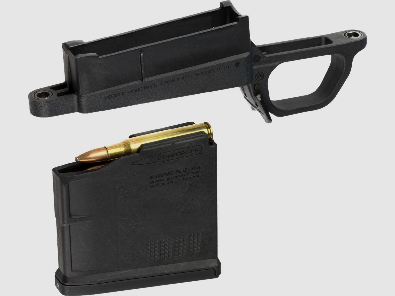 Magpul Bolt Action Magazine Well / Kit di conversione 5 colpi per Hunter 700 LA .30-06 Sprg. - Nero standard