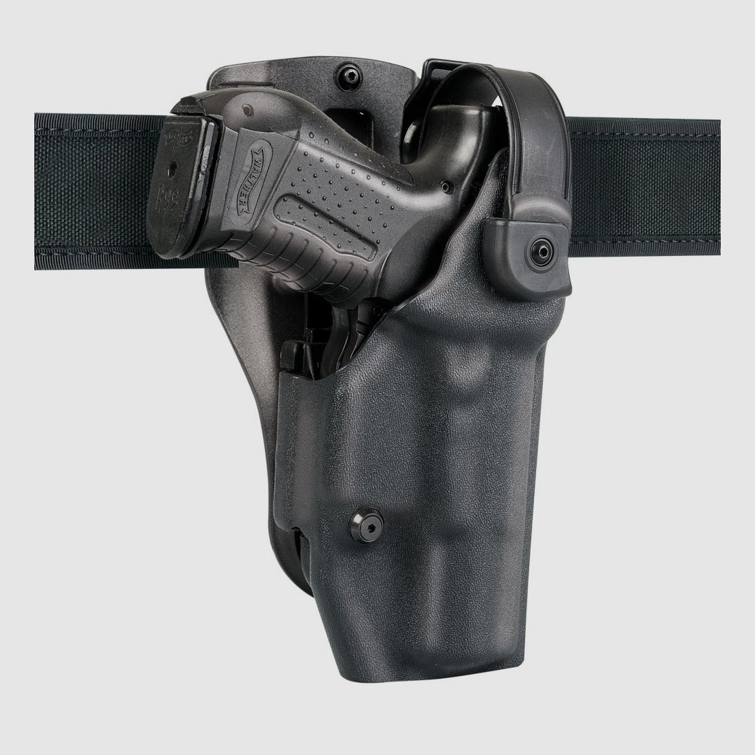 THUNDER FONDINA MODELL D-SHELL AUS THERMOFORMTEM POLYMER MIT DOPPELTEM SICHERHEITSSYSTEM FÜR BERETTA 92-98 RECHTS NUR KÖRPER