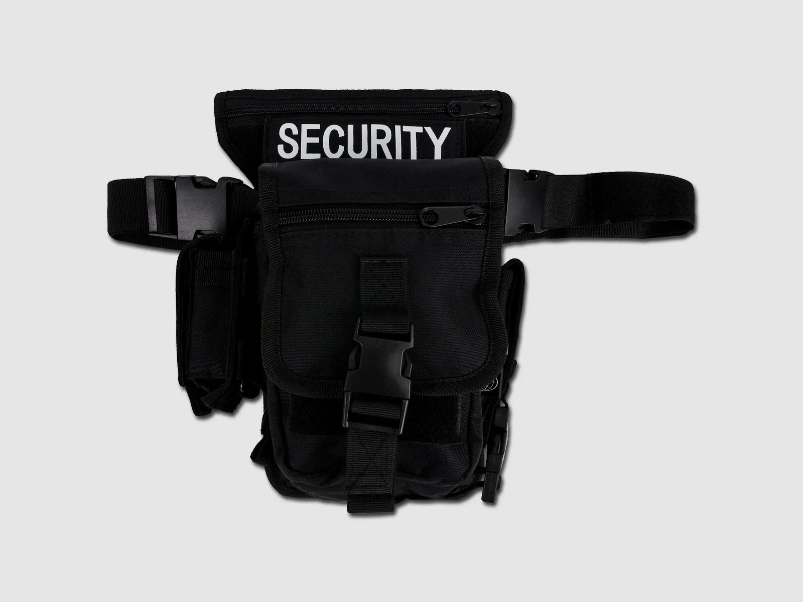 MFH MFH Sac à taille avec fixation pour jambe et ceinture SECURITY noir