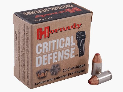 Hornady Critical Defense .380 ACP 90GR FTX 25 cartucce