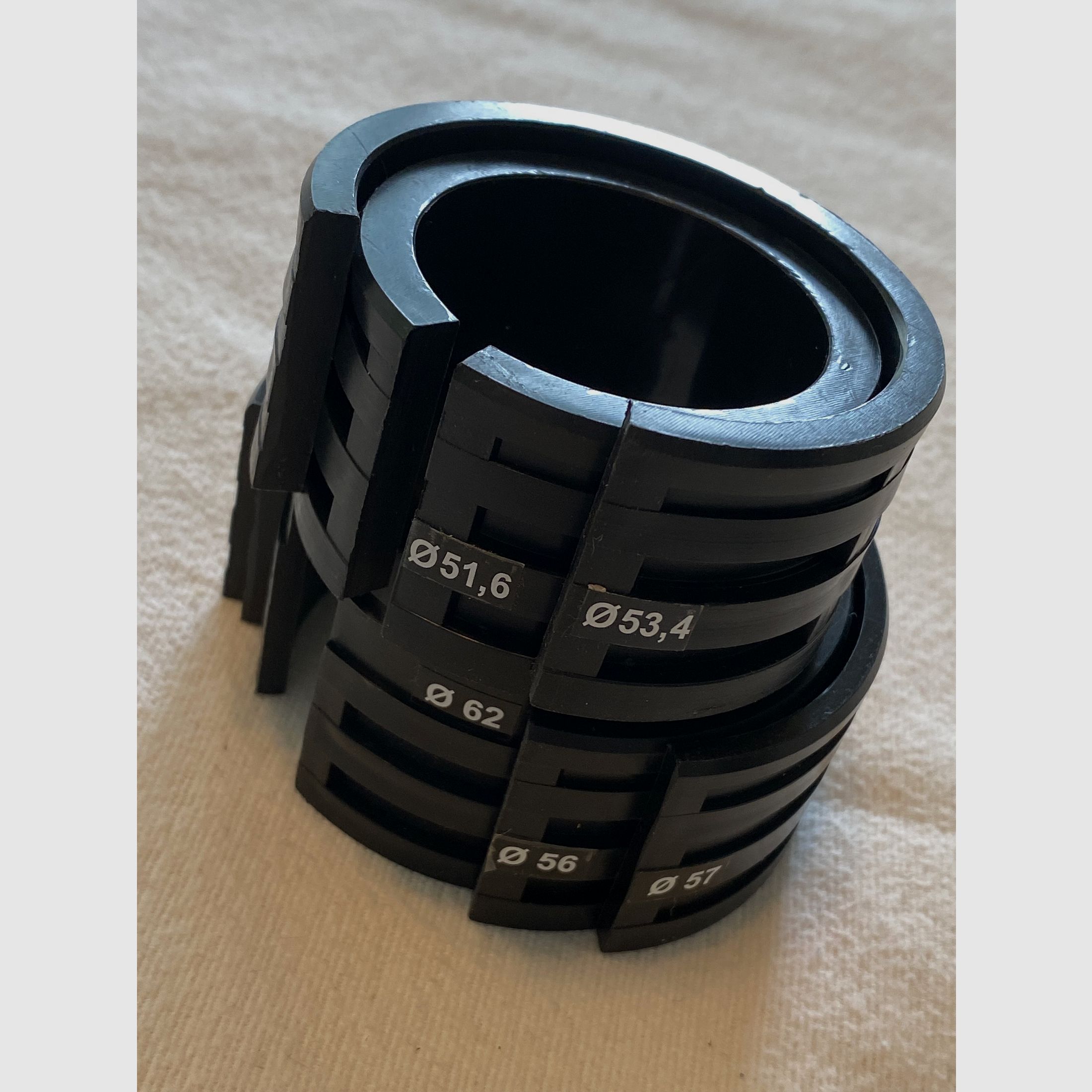 Reducer rings for mounting night vision attachment