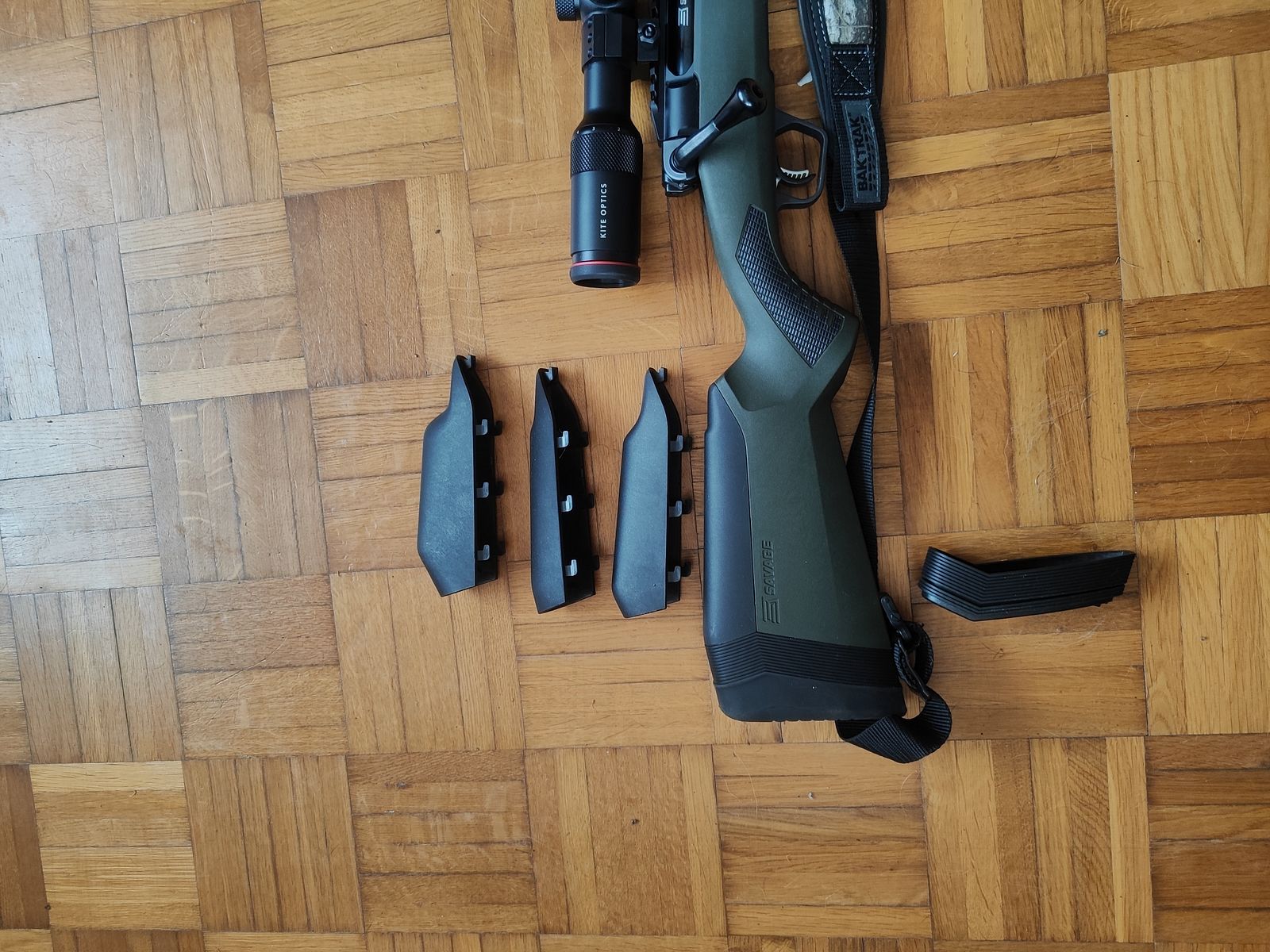 Savage rifle de cerrojo recto