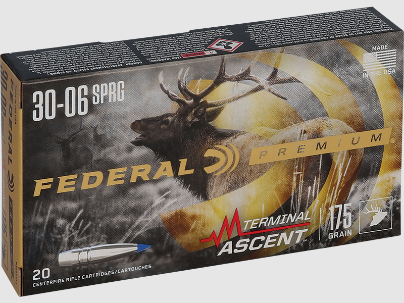 Cartuchos Federal Terminal Ascent Calibre 3006 Sprg 175Gr Terminal Ascent, imagen 2 de 6