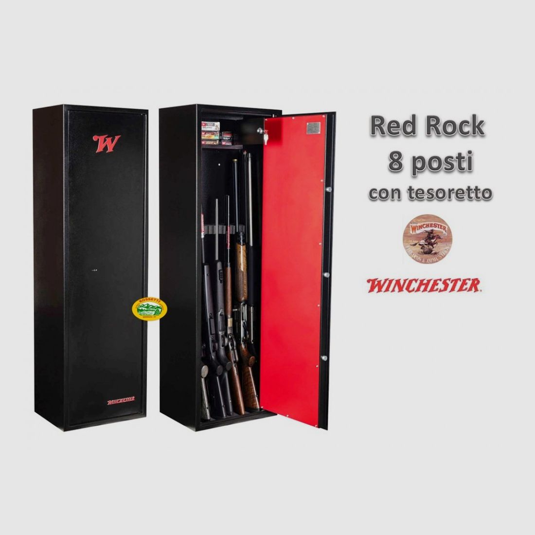 WINCHESTER Gun Safe Red Rock 8 Rifles
