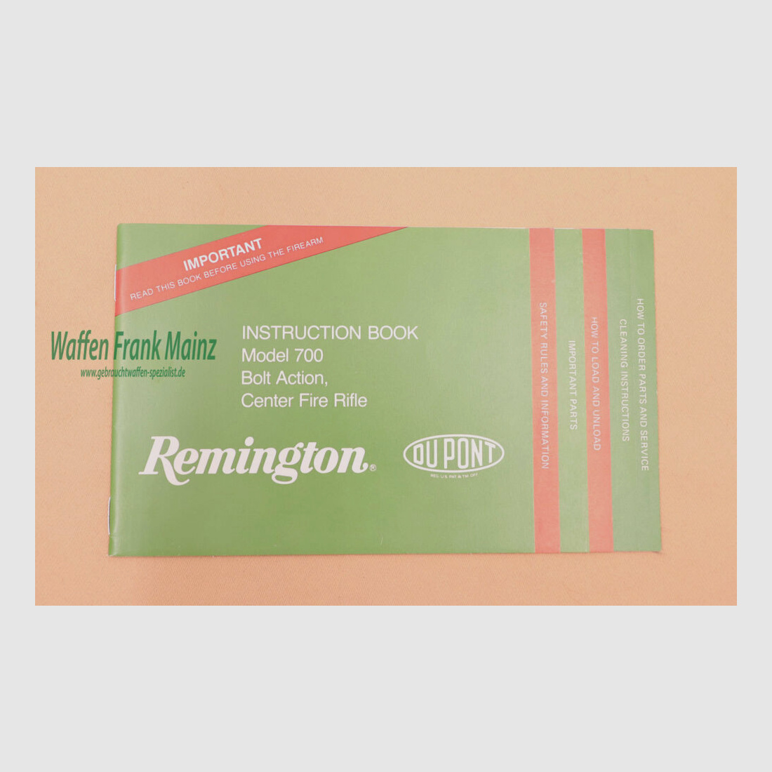 Remington - USA Bedienungsanleitung Mod. 700