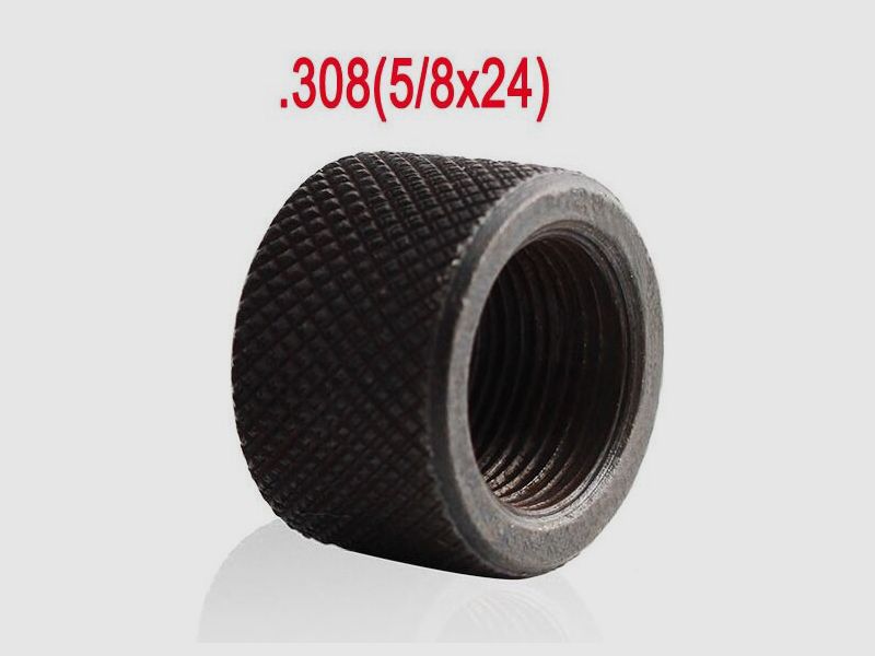 Gewindeschutz Mutter 5/8-24 (z.B. AR10) BLACK THREAD MUZZLE THREAD PROTECTOR