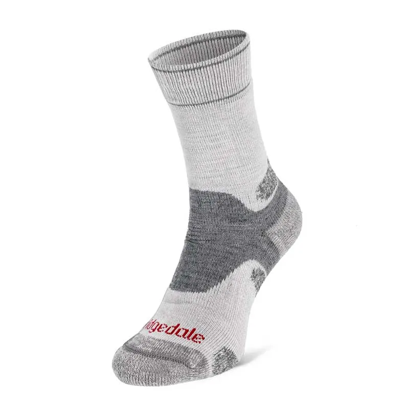 Bridgedale HIKE Midweight Endurance Boot silver women's hiking socks, image 1 of 5